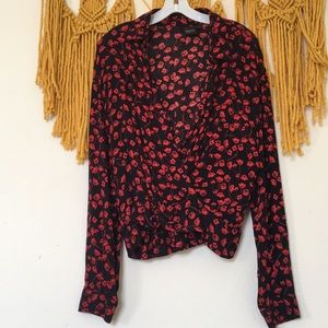 Free Press rose blouse